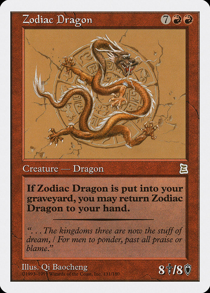 Zodiac Dragon [Portal Three Kingdoms] - Magic: The Gathering - Card Brawlers | Quebec | Canada |