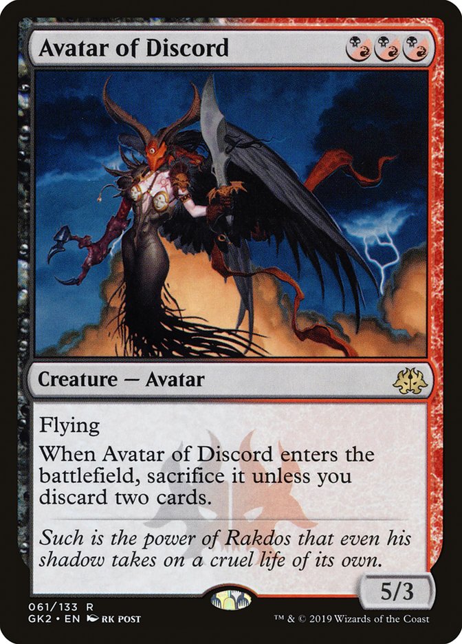 Avatar of Discord [Ravnica Allegiance Guild Kit] - Magic: The Gathering - Card Brawlers | Quebec | Canada |