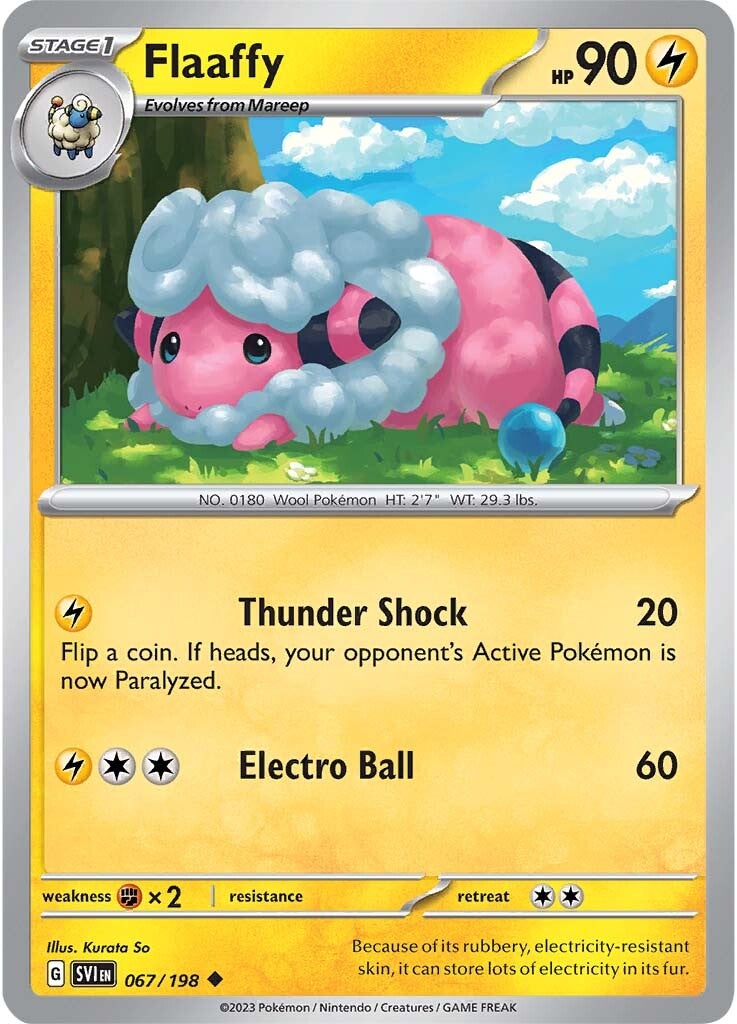 Flaaffy (067/198) [Scarlet & Violet: Base Set] - Pokémon - Card Brawlers | Quebec | Canada |