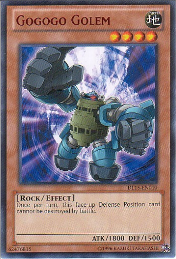 Gogogo Golem (Red) [DL15-EN010] Rare - Yu-Gi-Oh! - Card Brawlers | Quebec | Canada |