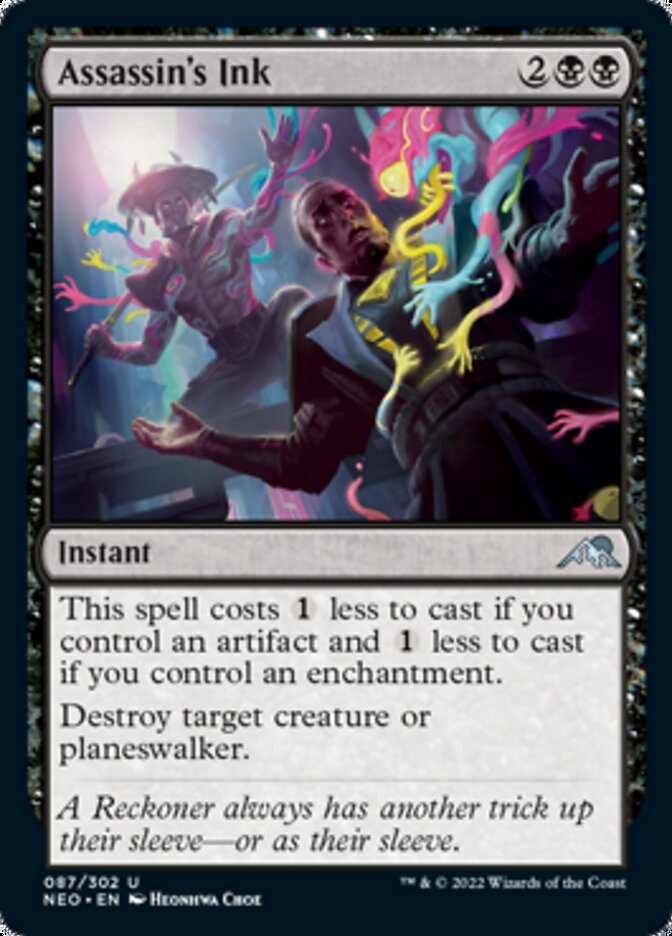 Assassin's Ink [Kamigawa: Neon Dynasty] - Magic: The Gathering - Card Brawlers | Quebec | Canada |