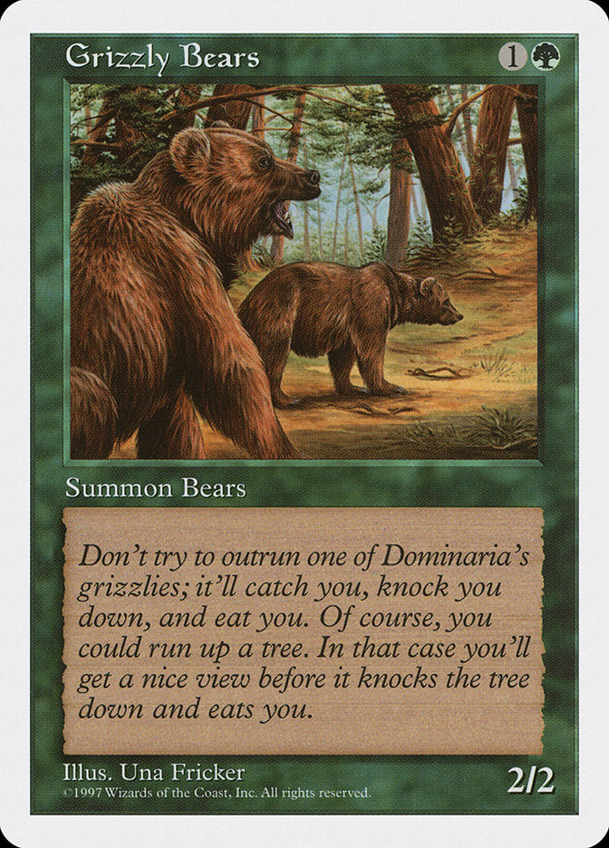 Grizzly Bears [Fifth Edition] - Magic: The Gathering - Card Brawlers | Quebec | Canada |