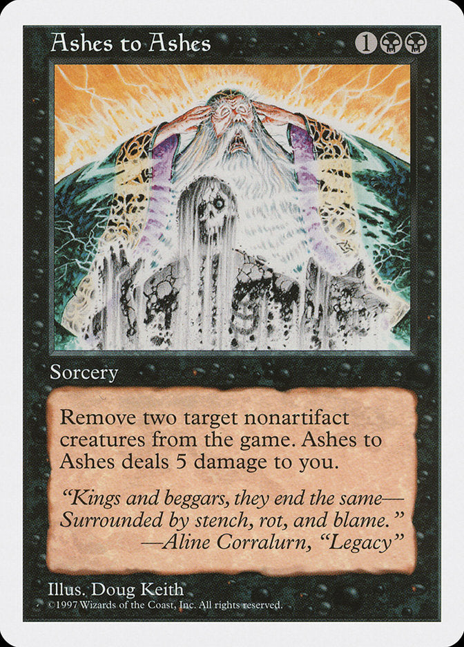 Ashes to Ashes [Fifth Edition] - Magic: The Gathering - Card Brawlers | Quebec | Canada |
