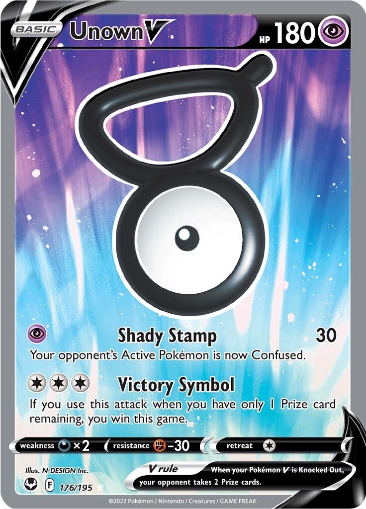 Unown V (176/195) [Sword & Shield: Silver Tempest] - Pokémon - Card Brawlers | Quebec | Canada |