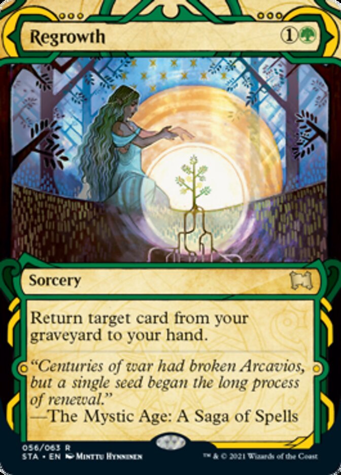 Regrowth (Foil Etched) [Strixhaven: School of Mages Mystical Archive] - Magic: The Gathering - Card Brawlers | Quebec | Canada |