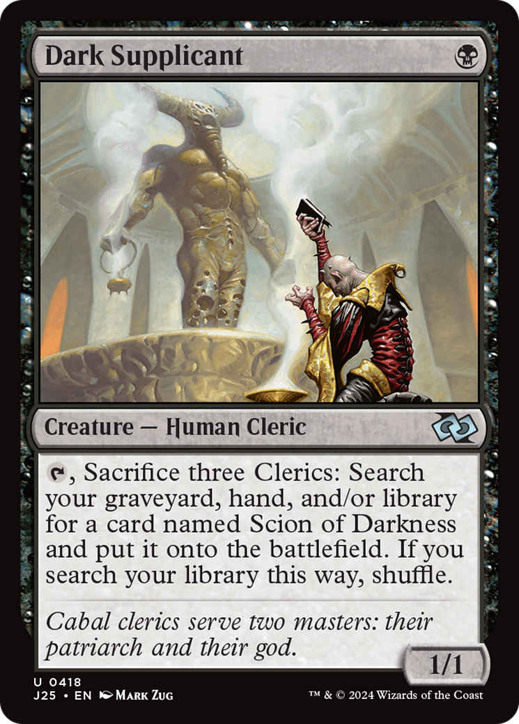 Dark Supplicant [Foundations Jumpstart] - Magic: The Gathering - Card Brawlers | Quebec | Canada |