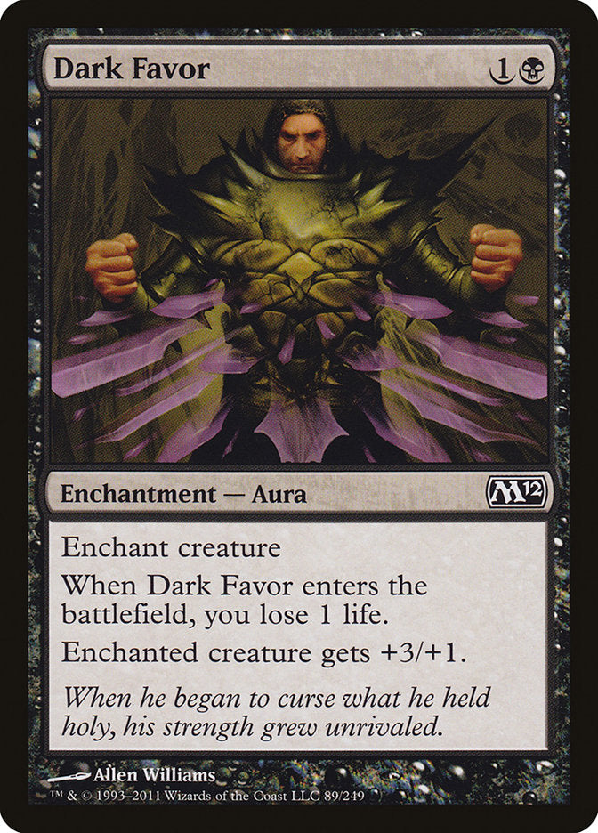 Dark Favor [Magic 2012] - Magic: The Gathering - Card Brawlers | Quebec | Canada |