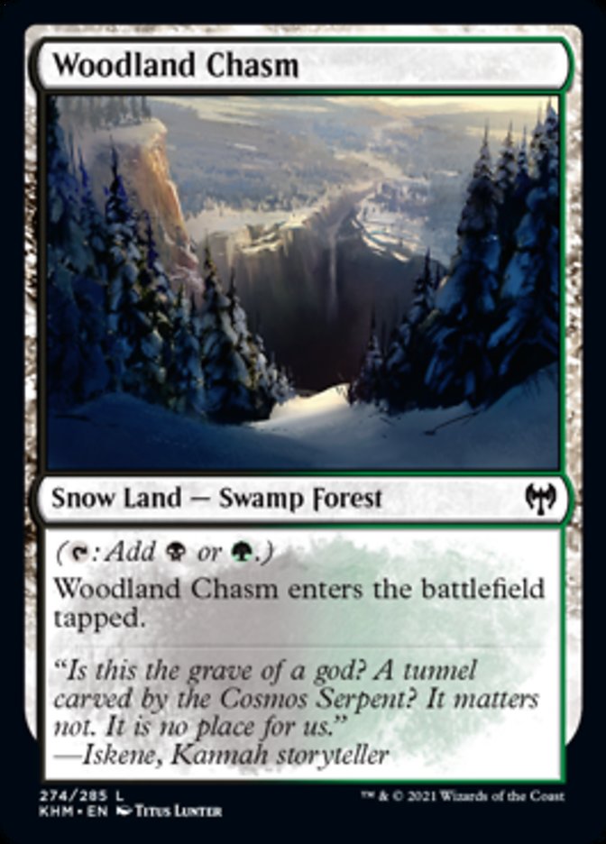 Woodland Chasm [Kaldheim] - Magic: The Gathering - Card Brawlers | Quebec | Canada |