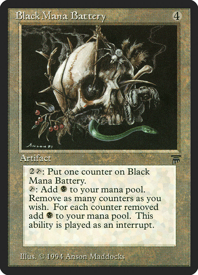 Black Mana Battery [Legends] - Magic: The Gathering - Card Brawlers | Quebec | Canada |