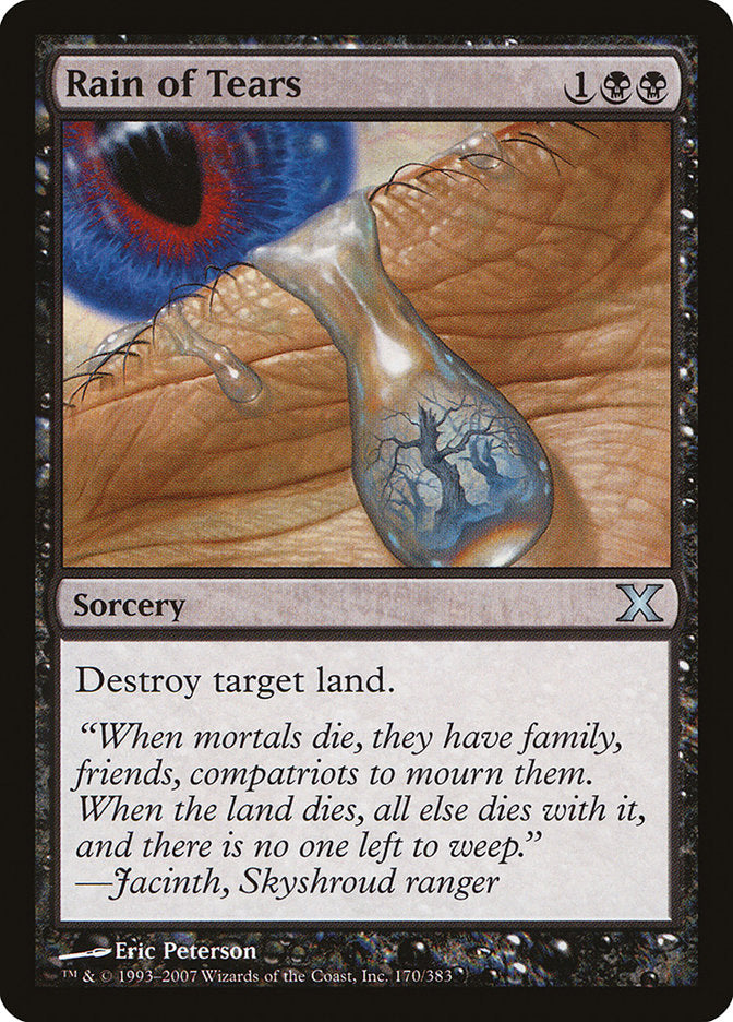 Rain of Tears [Tenth Edition] - Magic: The Gathering - Card Brawlers | Quebec | Canada |