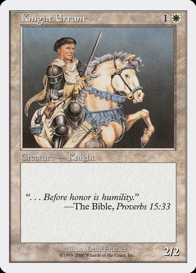 Knight Errant [Starter 2000] - Magic: The Gathering - Card Brawlers | Quebec | Canada |