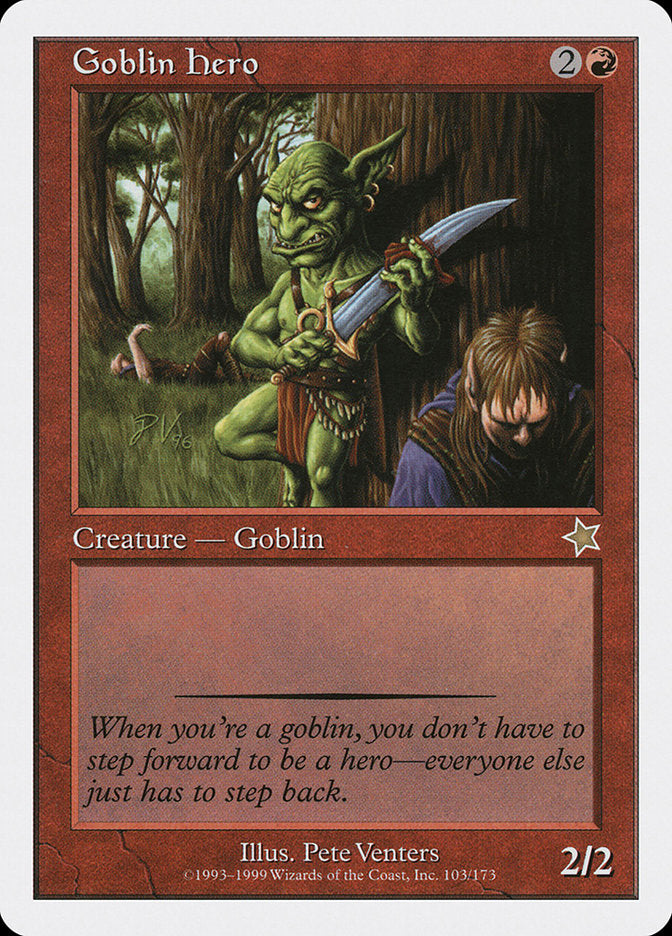 Goblin Hero [Starter 1999] - Magic: The Gathering - Card Brawlers | Quebec | Canada |