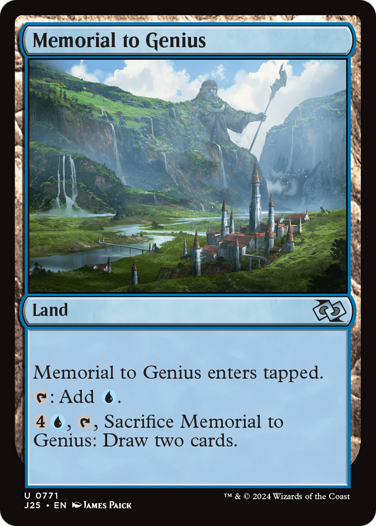 Memorial to Genius [Foundations Jumpstart] - Magic: The Gathering - Card Brawlers | Quebec | Canada |