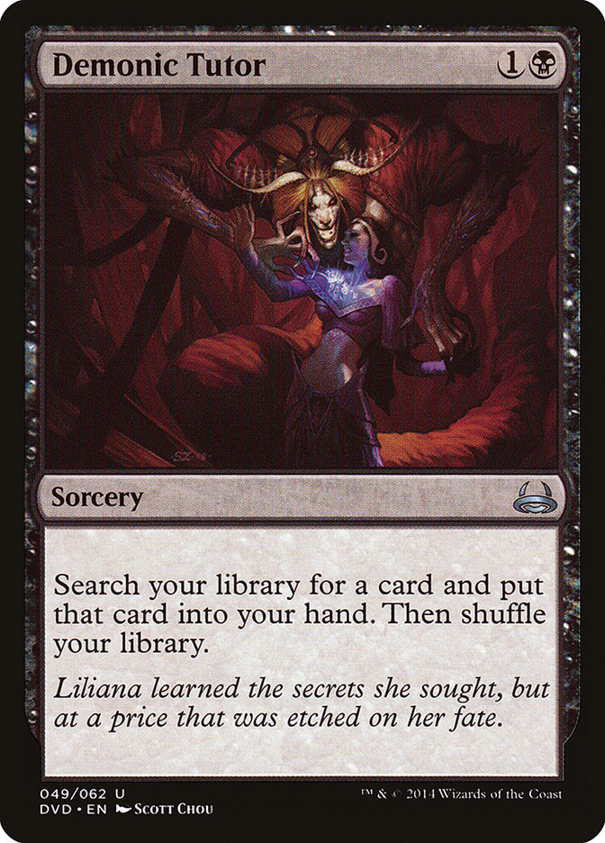 Demonic Tutor (Divine vs. Demonic) [Duel Decks Anthology] - Magic: The Gathering - Card Brawlers | Quebec | Canada |