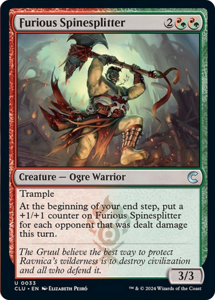 Furious Spinesplitter [Ravnica: Clue Edition] - Magic: The Gathering - Card Brawlers | Quebec | Canada |