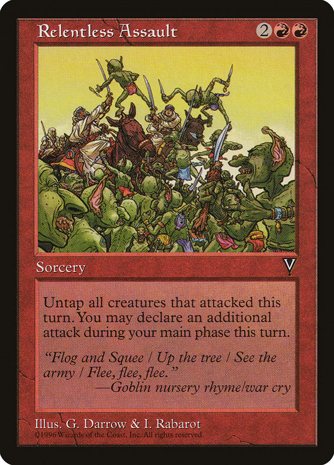 Relentless Assault [Visions] - Magic: The Gathering - Card Brawlers | Quebec | Canada |