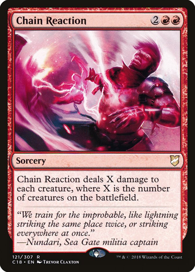 Chain Reaction [Commander 2018] - Magic: The Gathering - Card Brawlers | Quebec | Canada |