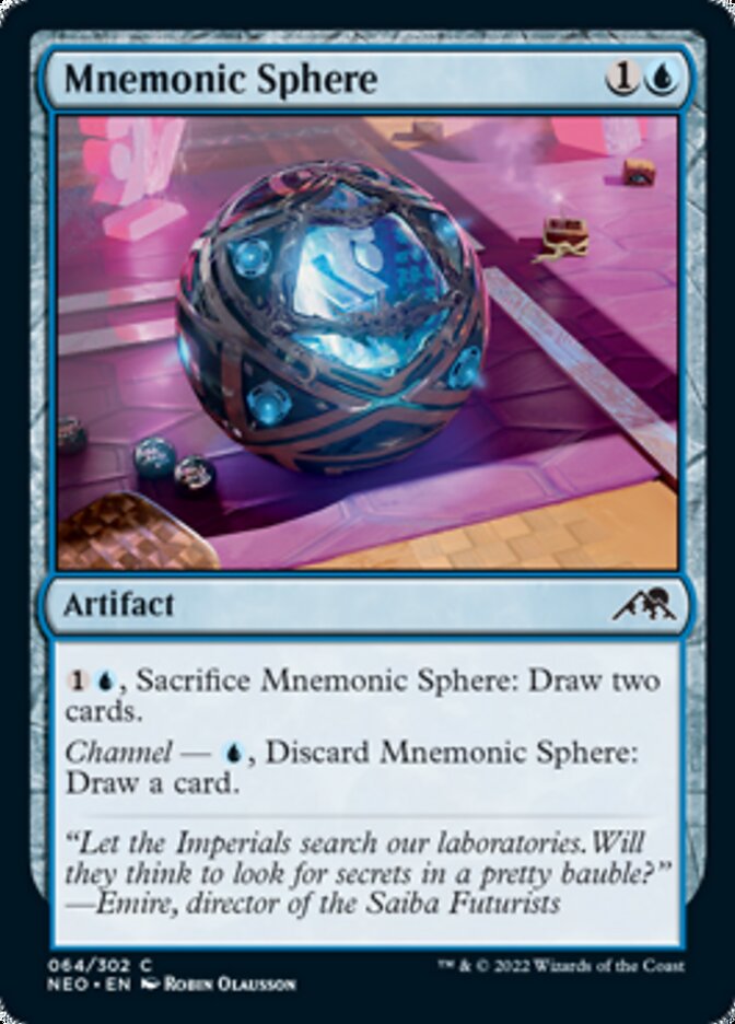 Mnemonic Sphere [Kamigawa: Neon Dynasty] - Magic: The Gathering - Card Brawlers | Quebec | Canada |