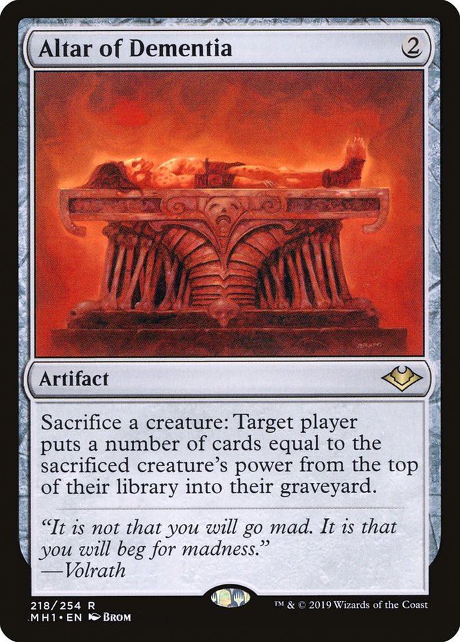 Altar of Dementia [Modern Horizons] - Magic: The Gathering - Card Brawlers | Quebec | Canada |