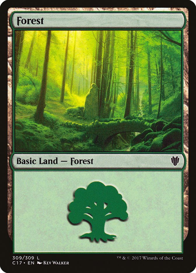 Forest (309) [Commander 2017] - Magic: The Gathering - Card Brawlers | Quebec | Canada |