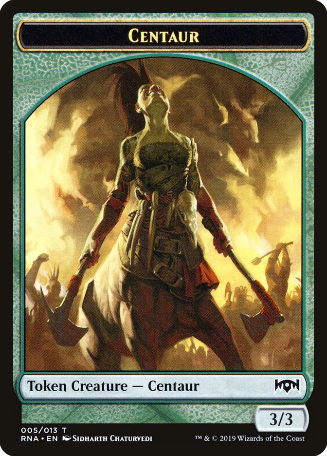 Centaur Token [Ravnica Allegiance Tokens] - Magic: The Gathering - Card Brawlers | Quebec | Canada |