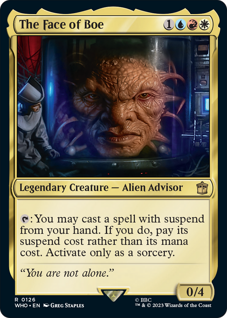 The Face of Boe [Doctor Who] - Magic: The Gathering - Card Brawlers | Quebec | Canada |