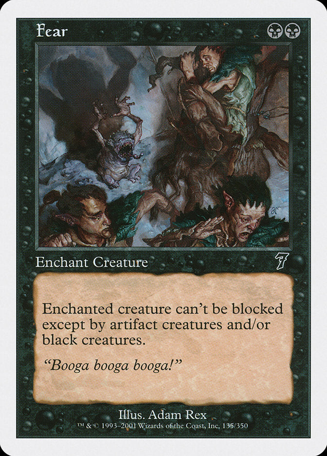 Fear [Seventh Edition] - Magic: The Gathering - Card Brawlers | Quebec | Canada |