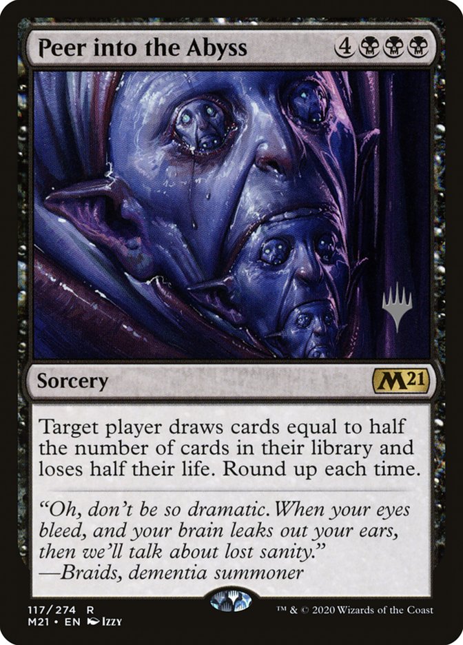 Peer into the Abyss (Promo Pack) [Core Set 2021 Promos] - Magic: The Gathering - Card Brawlers | Quebec | Canada |
