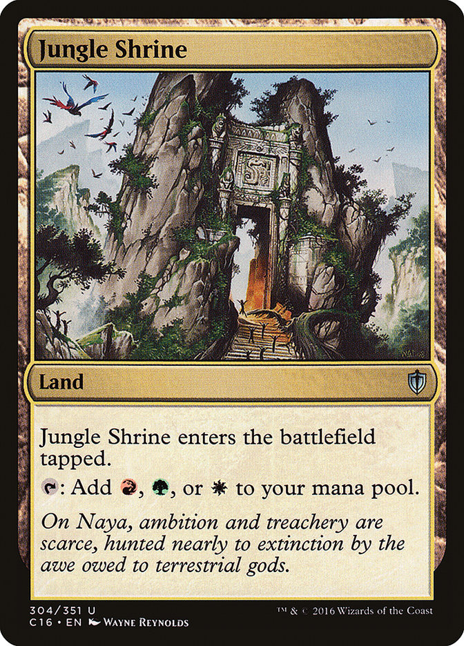 Jungle Shrine [Commander 2016] - Magic: The Gathering - Card Brawlers | Quebec | Canada |
