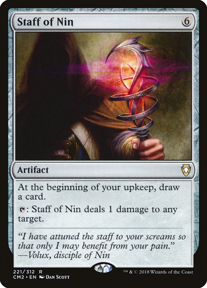 Staff of Nin [Commander Anthology Volume II] - Magic: The Gathering - Card Brawlers | Quebec | Canada |