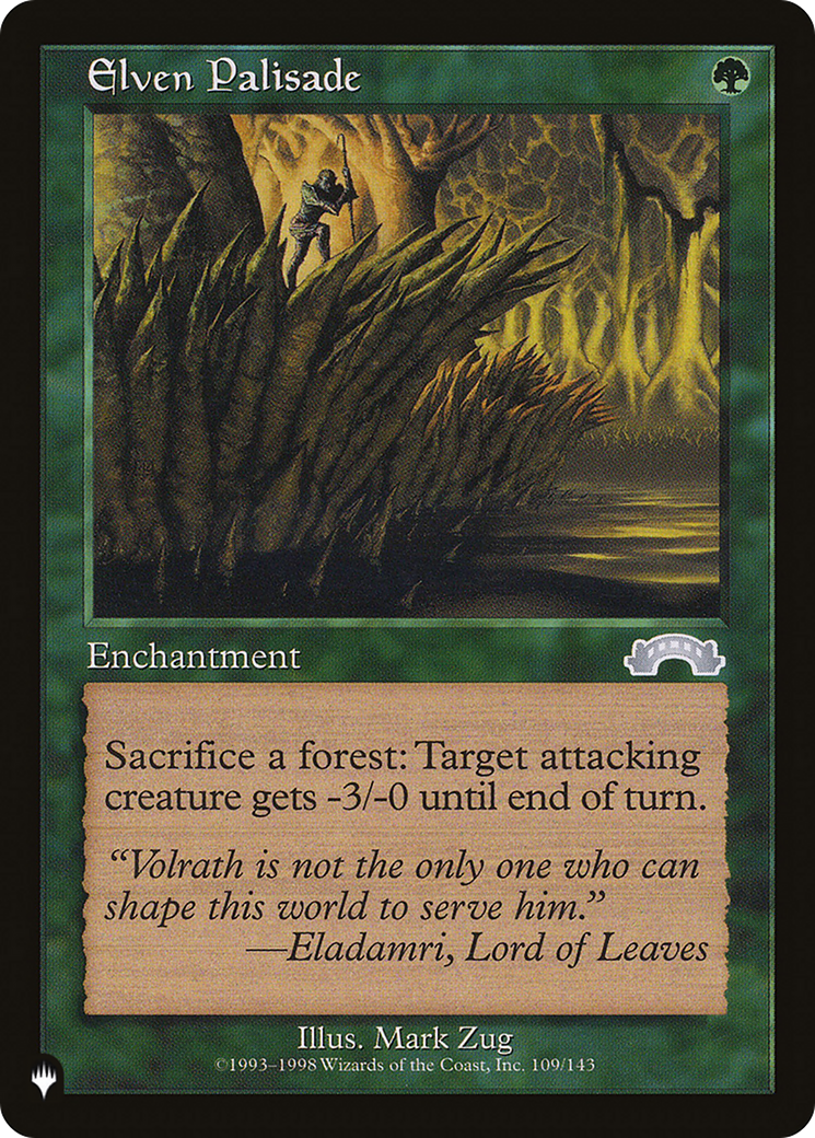 Elven Palisade [The List] - Magic: The Gathering - Card Brawlers | Quebec | Canada |