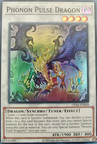 Phonon Pulse Dragon [OP16-EN008] Super Rare - Yu-Gi-Oh! - Card Brawlers | Quebec | Canada |