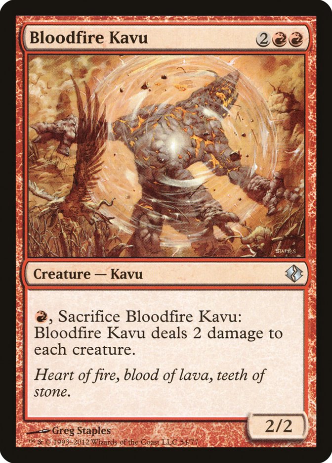 Bloodfire Kavu [Duel Decks: Venser vs. Koth] - Magic: The Gathering - Card Brawlers | Quebec | Canada |