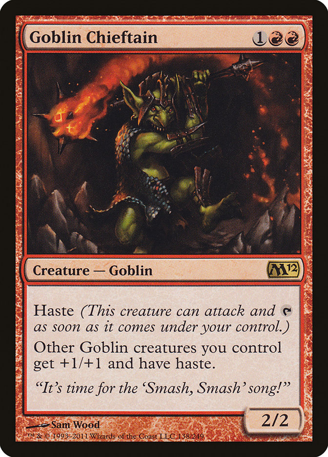 Goblin Chieftain [Magic 2012] - Magic: The Gathering - Card Brawlers | Quebec | Canada |