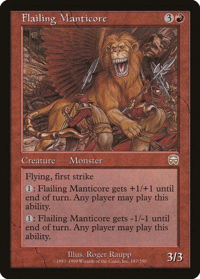 Flailing Manticore [Mercadian Masques] - Magic: The Gathering - Card Brawlers | Quebec | Canada |