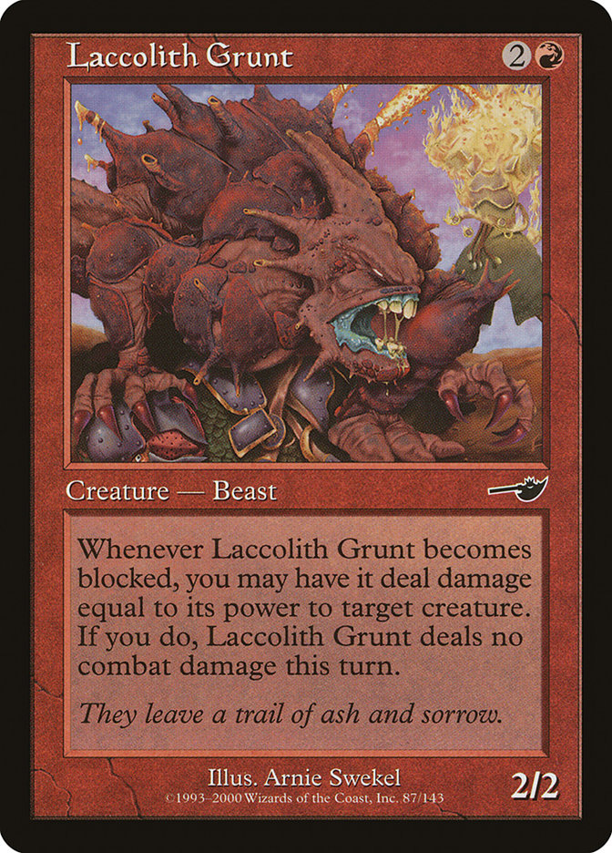 Laccolith Grunt [Nemesis] - Magic: The Gathering - Card Brawlers | Quebec | Canada |