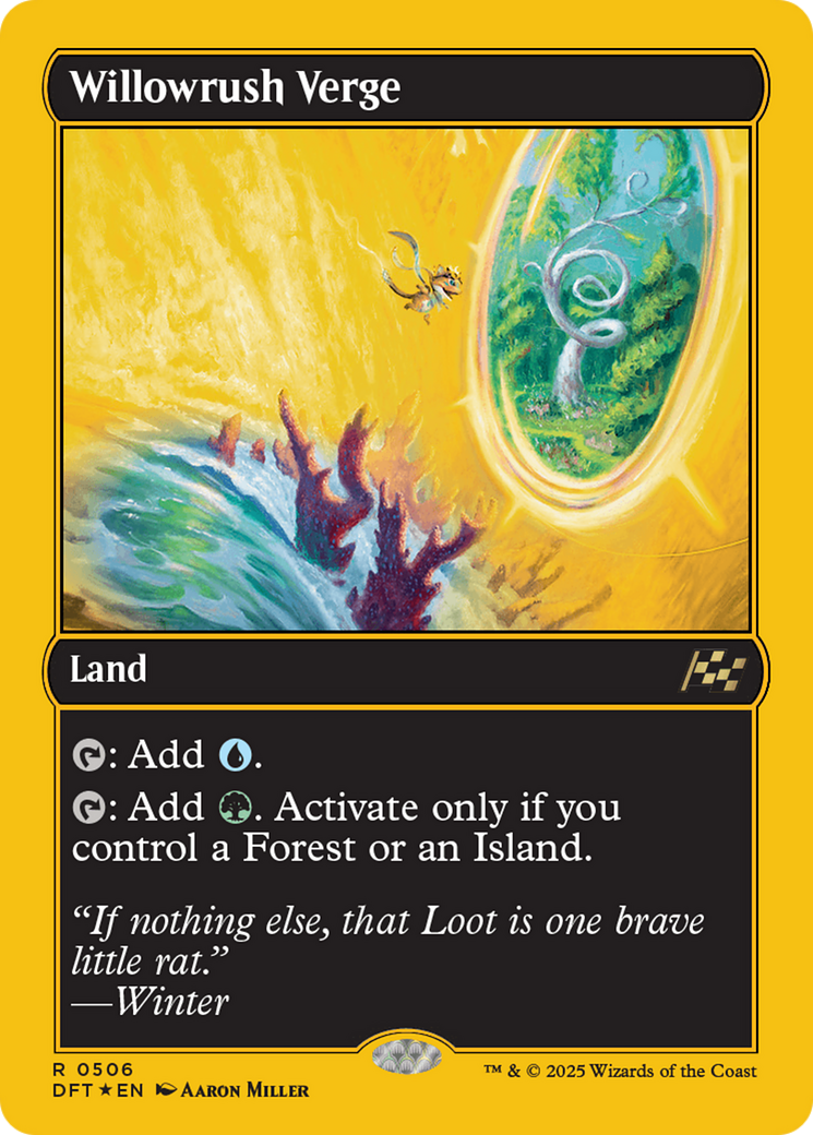 Willowrush Verge (First-Place Foil) [Aetherdrift] - Magic: The Gathering - Card Brawlers | Quebec | Canada |