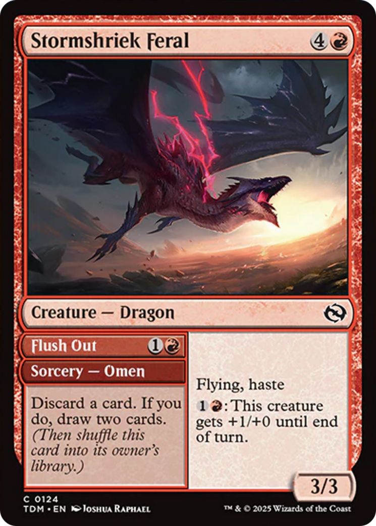 Stormshriek Feral [Tarkir: Dragonstorm] - Magic: The Gathering - Card Brawlers | Quebec | Canada |