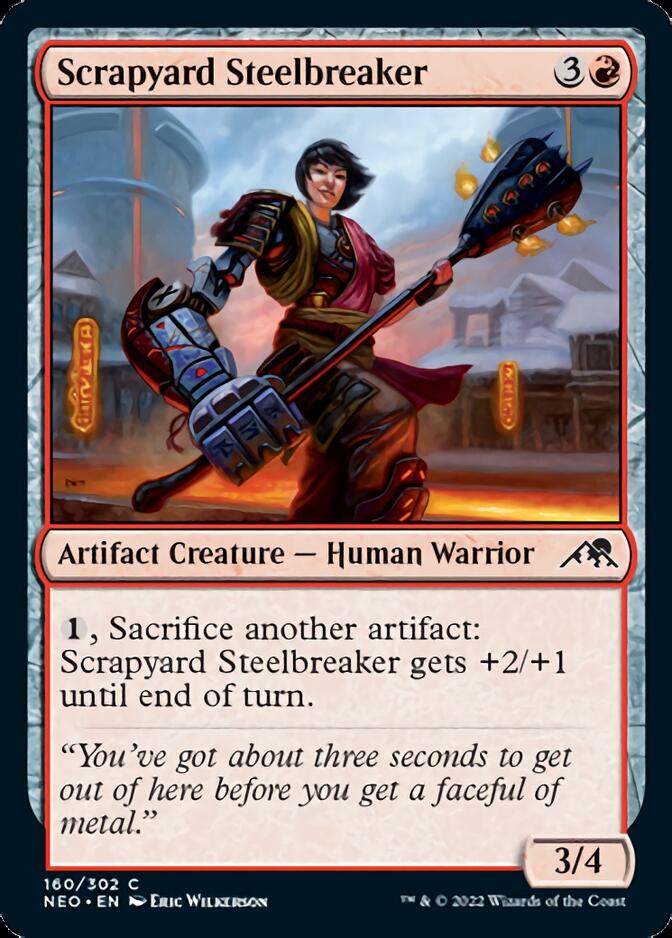 Scrapyard Steelbreaker [Kamigawa: Neon Dynasty] - Magic: The Gathering - Card Brawlers | Quebec | Canada |