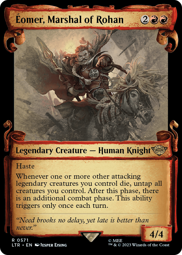 Eomer, Marshal of Rohan [The Lord of the Rings: Tales of Middle-Earth Showcase Scrolls] - Magic: The Gathering - Card Brawlers | Quebec | Canada |