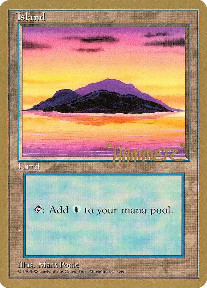 Island (shr368) (Shawn "Hammer" Regnier) [Pro Tour Collector Set] - Magic: The Gathering - Card Brawlers | Quebec | Canada |