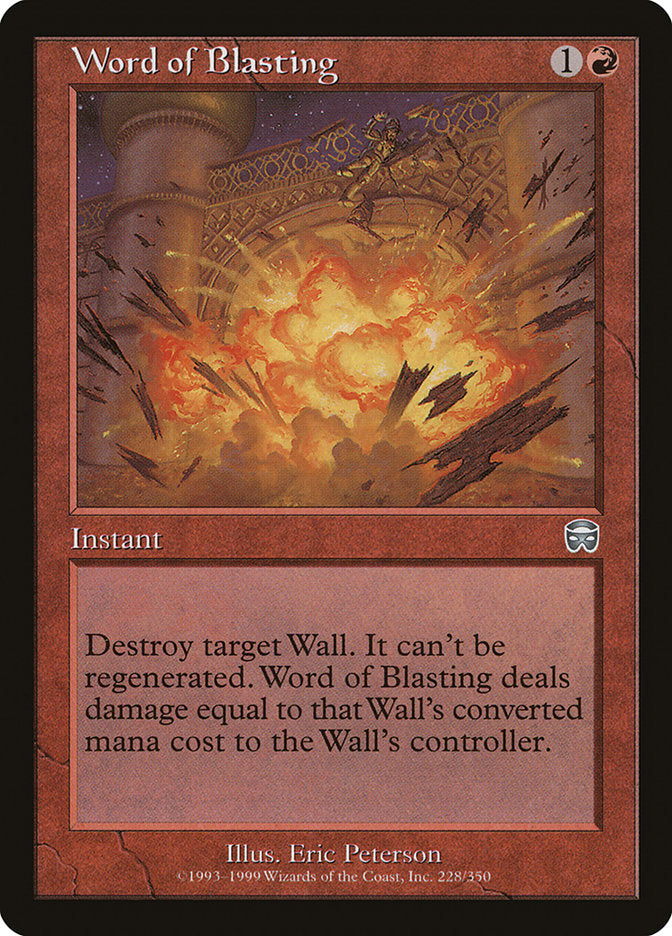 Word of Blasting [Mercadian Masques] - Magic: The Gathering - Card Brawlers | Quebec | Canada |