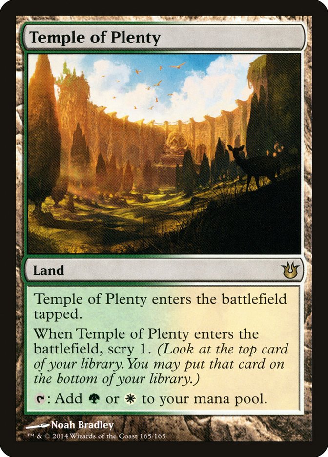 Temple of Plenty [Born of the Gods] - Magic: The Gathering - Card Brawlers | Quebec | Canada |
