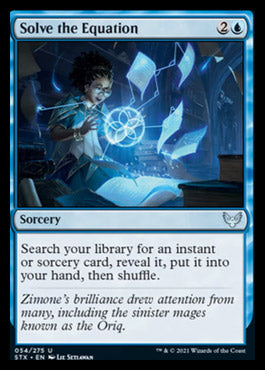 Solve the Equation [Strixhaven: School of Mages] - Magic: The Gathering - Card Brawlers | Quebec | Canada |