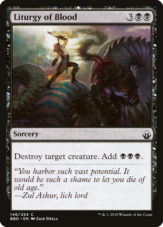 Liturgy of Blood [Battlebond] - Magic: The Gathering - Card Brawlers | Quebec | Canada |