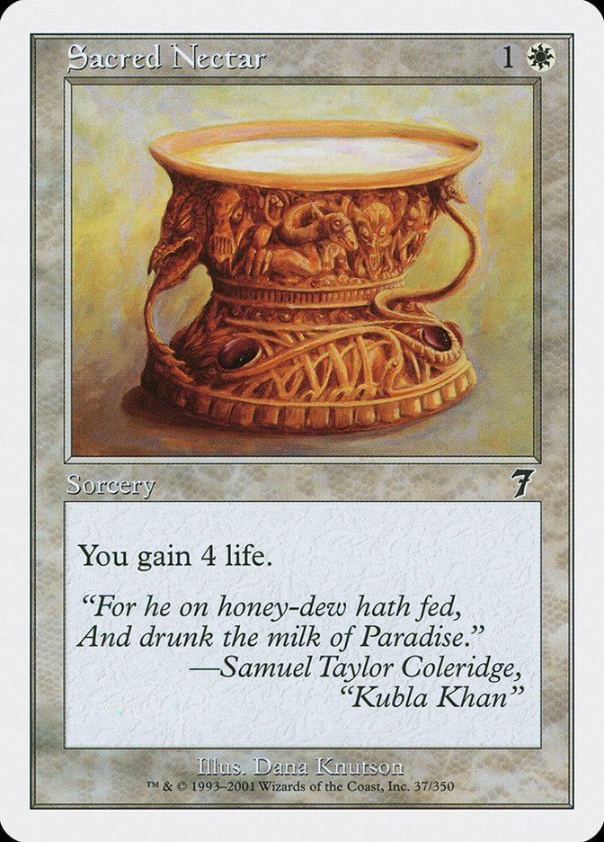 Sacred Nectar [Seventh Edition] - Magic: The Gathering - Card Brawlers | Quebec | Canada |