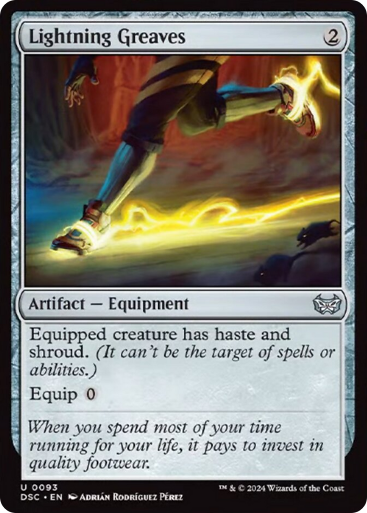 Lightning Greaves [Duskmourn: House of Horror Commander] - Magic: The Gathering - Card Brawlers | Quebec | Canada |