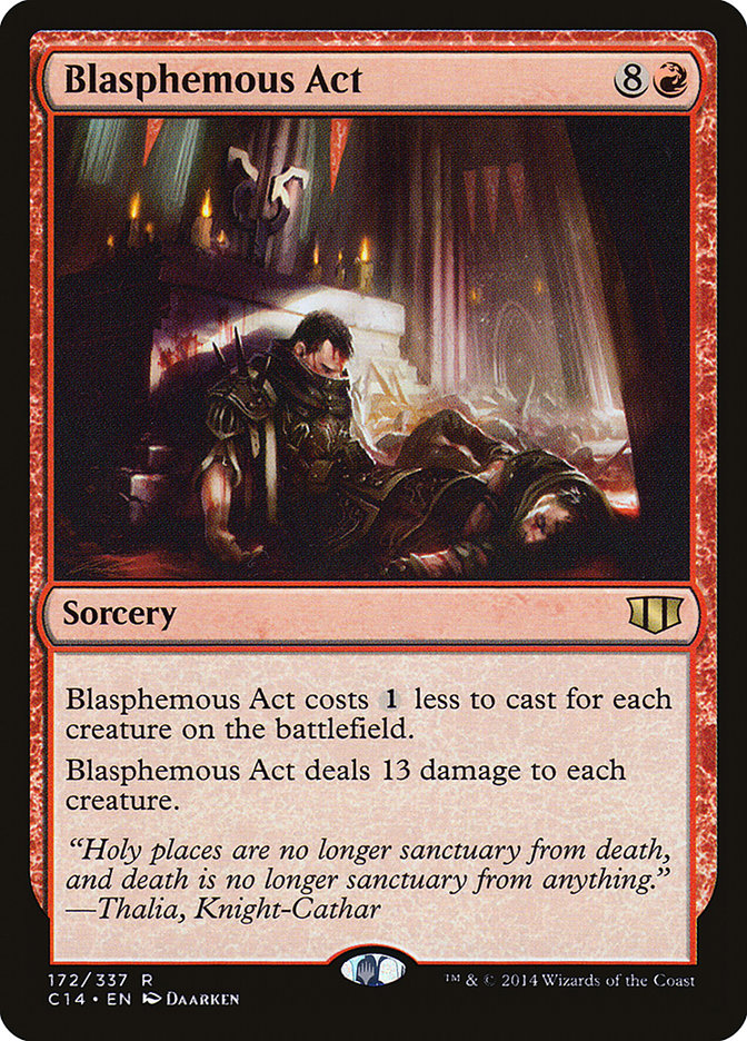 Blasphemous Act [Commander 2014] - Magic: The Gathering - Card Brawlers | Quebec | Canada |