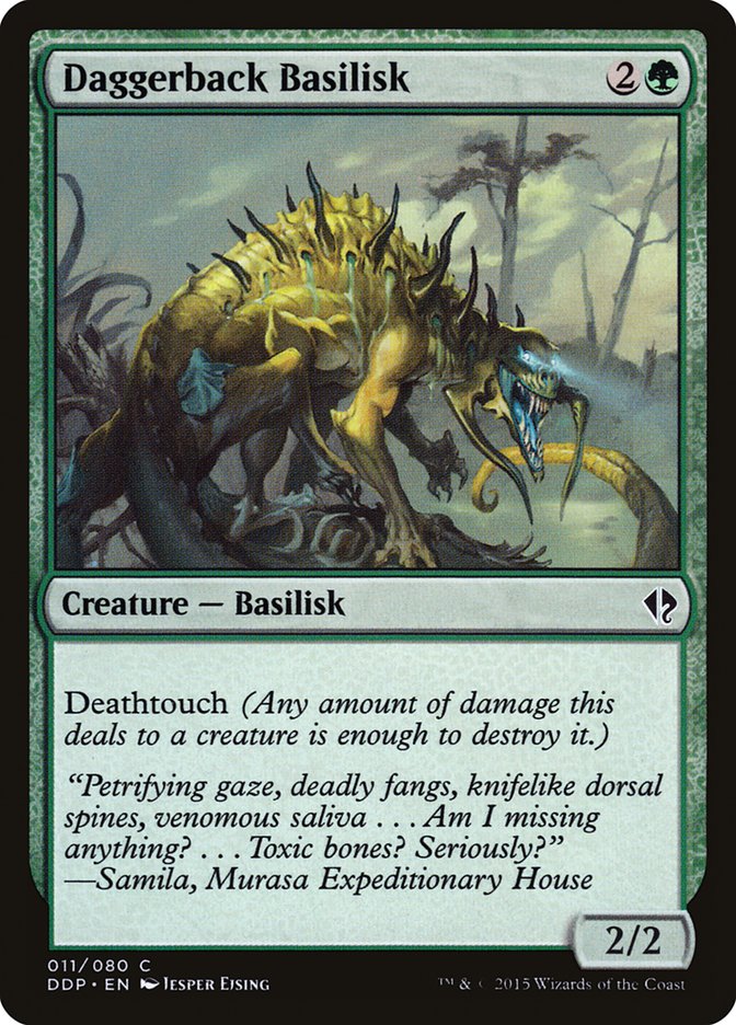 Daggerback Basilisk [Duel Decks: Zendikar vs. Eldrazi] - Magic: The Gathering - Card Brawlers | Quebec | Canada |