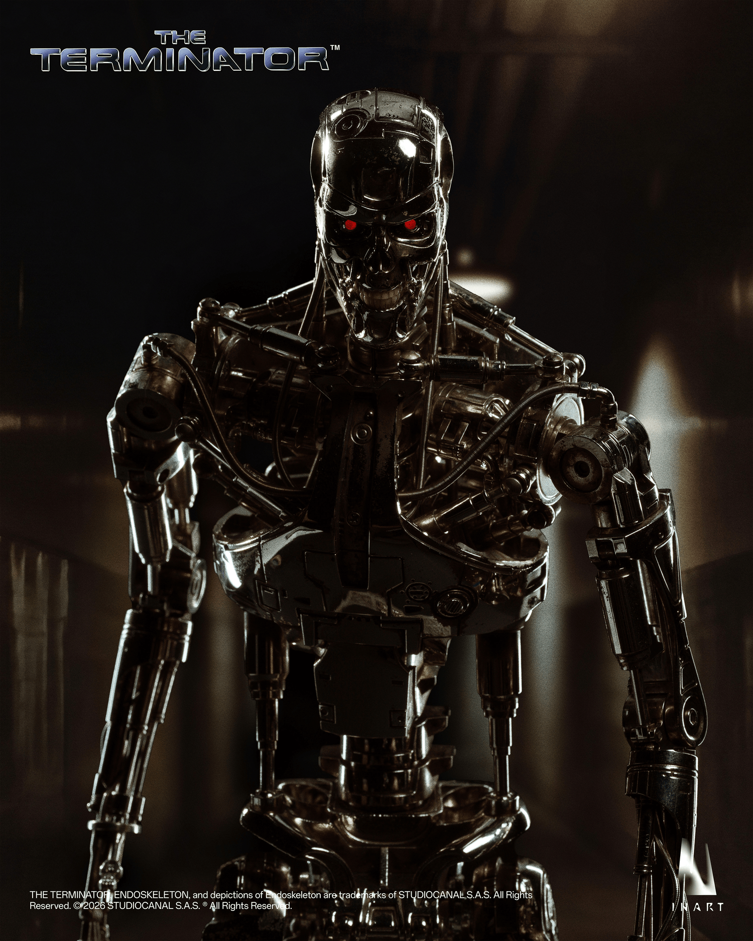 Queen Studios - INART – The Terminator - T-800 Endoskeleton - 1/6 Collectible Figure - (PREORDER)